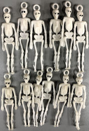 #HH230 - Group of 12 Large Spooky Skeleton Charms