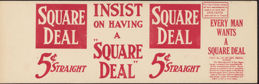 #ZLT030 - Very Old Square Deal Tobacco Label