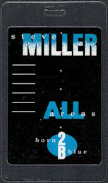 ##MUSICBP0591 - 1988 Steve Miller Band All Areas Laminated OTTO Backstage Pass from the "Born 2B Blue" Tour