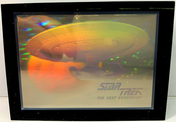 #CH462 - Star Trek Next Generation Hologram Paperweight