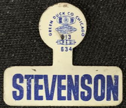 #PL449 - Adlai Stevennson 1952 Presidental Race Tab
