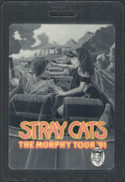 ##MUSICBP0771  - Rare Stray Cats Laminated OTTO Backstage Pass from the 1991 The Murphy Tour