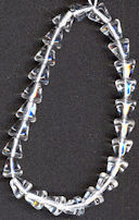 #BEADS0641 - Strand of 24 Cone Shaped Czech Cry...