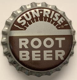 #BF357 - Cork Lined Sun-Rise Root Beer Bottle Cap