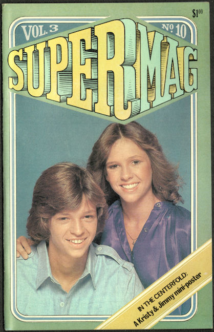 #CH663 -  Group of 2 Supermag Vol. 3 No. 10 with Kristy & Jimmy McNichol on the Cover and Centerfold