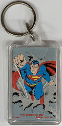 #CH508 - Rare Licensed 1982 Superman Keychain