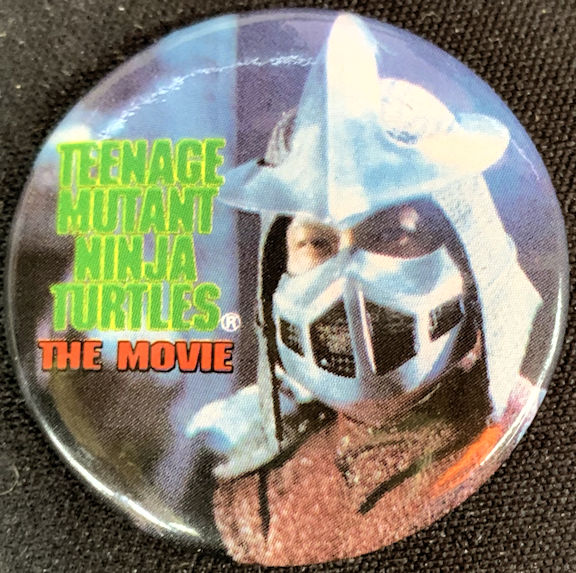 #CH652.2 - Licensed Shredder Pinback from the Teenage Mutant Ninja Turtles Movie