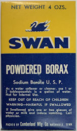 #CS488 - Full Box of Swan Powdered Borax