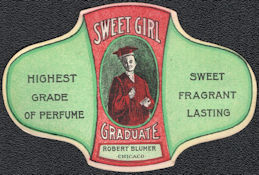 #ZBOT217 - Sweet Girl Graduate Perfume Bottle Label