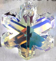 #BEADS0626 - 20mm Swarovski Snowflake Pendant