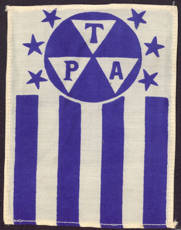 #SIGN110 - Rare Early T.P.A. (Travelers Protective Association) Very Large Silk