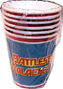#CH103  - Set of 6 Battlestar Galactica Paper Cups