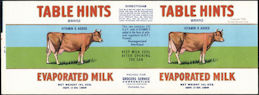 #ZLCA314 - Table Hints Brand Milk Can Label - C...