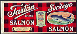 #ZLCA253 - Tartan Sockeye Salmon Can Label