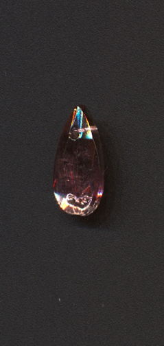 #BEADS0783 - Fancy Foil Flat Back Amethyst 18mm Sew On Glass Rhinestone