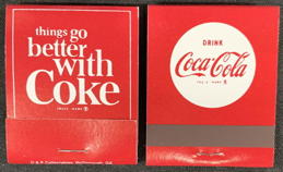 #CC468 - Coca Cola Things Go Better With Coke Match Pack
