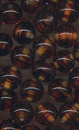 #BEADS0687 - Group of 50 Cherry Brand Tiger Eye...
