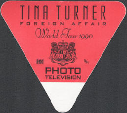 ##MUSICBP0729 - Rare Tina Turner OTTO Cloth Bac...