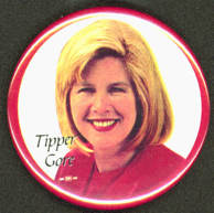 #PL277 - Uncommon Tipper Gore Pinback from the ...