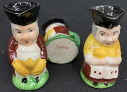 #MISCELLANEOUS419 - Pair of Mini Toby Mugs - Pre-War Japan