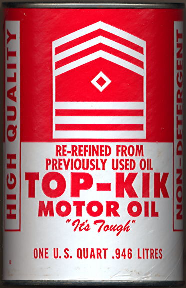 #CA129  - Top-Kik Oil Can Bank