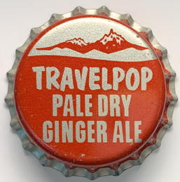 #BF365 - Rare Cork Lined Travelpop Pale Dry Ginger Ale Bottle Cap