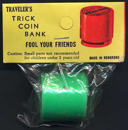 #TY786 - Traveler's Trick Coin Bank - As low as $1 each