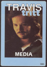 ##MUSICBP0714 - Travis Tritt OTTO Cloth Local Crew Backstage Pass from the 1991 It's All About to Change Tour