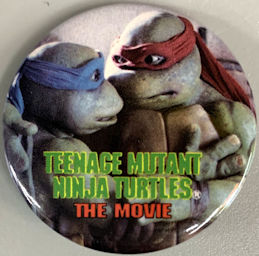#CH658 - Licensed Leonardo and Raphael Pinback from the Teenage Mutant Ninja Turtles Movie