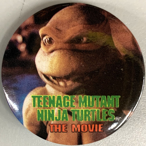 #CH634 - Licensed Michelangelo Pinback from the Teenage Mutant Ninja Turtles Movie