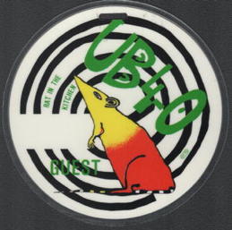 ##MUSICBP0304 - 1986 UB40 Rat in the Kitchen OTTO Laminated Backstage Pass