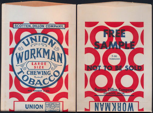 #TOP060 - Union Workman Free Sample Tobacco Bag