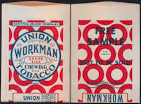 #TOBACCO060 - Union Workman Free Sample Tobacco Bag