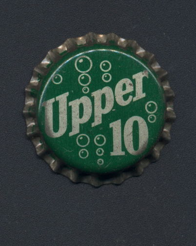 #BF150 - Group fo 10 Cork Lined Upper 10 Soda Bottle Caps