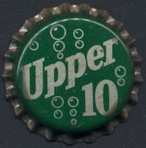 #BF150 - Group fo 10 Cork Lined Upper 10 Soda Bottle Caps