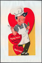 #HH212 - Large Diecut Mechanical Valentine with...