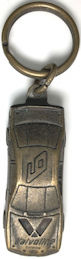 #CA156 - Thick Metal Mark Martin Valvoline Car #6 Keychain