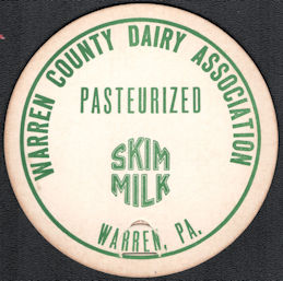 #DC279 - Huge Warren County Dairy Association Skim Milk Cap