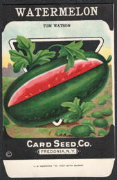 #CE176 - Tom Watson Watermelon Seed Packet - Card Seed Co.