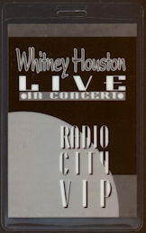 ##MUSICBP0397 - Whitney Houston Laminated Backs...