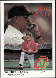 #BHSports154 - Group of 4 1988 Woody Hayes Ohio State Kroger Football Card Giveaways