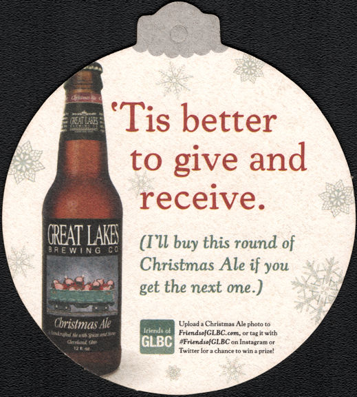#SP084 - Great Lakes Christmas Ale Coaster Ornament