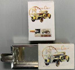 #MSH050 - Group of 2 Mechanical Mini Ash Tray/Hippie Stash Boxes in Original Boxes - Pictures 1932 Chrysler Imperial