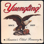#TMSpirits054 - Yuengling Beer Coaster with Eagle - As low as 18¢ each