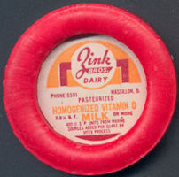 #DC163 - Zink Bros. Dairy Milk Bottle Cap - Massillon, Ohio - As Low As 12¢ each