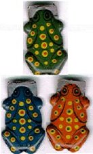 #TY014 - Group of 3 Different Tin Frog Clickers