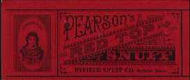 #ZLT002 - Pearson's Red Top Snuff Label