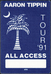 ##MUSICBP0117 - Aaron Tipin OTTO Cloth Backstage Pass from the 1991 You've Got to Stand for Something Tour