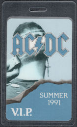 ##MUSICBP1852 - AC/DC OTTO Laminated VIP Pass from the Summer of 1991 Razors Edge Tour