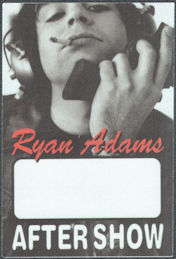 ##MUSICBP1708 - Ryan Adams OTTO Cloth After Show Pass from the 2000 Heartbreaker Tour